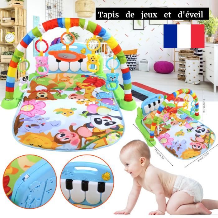 Tapis D Eveil Bebe De Play Piano Gym Avec Centre D Activite Musique Et Sons B5575 Cdiscount Puericulture Eveil Bebe