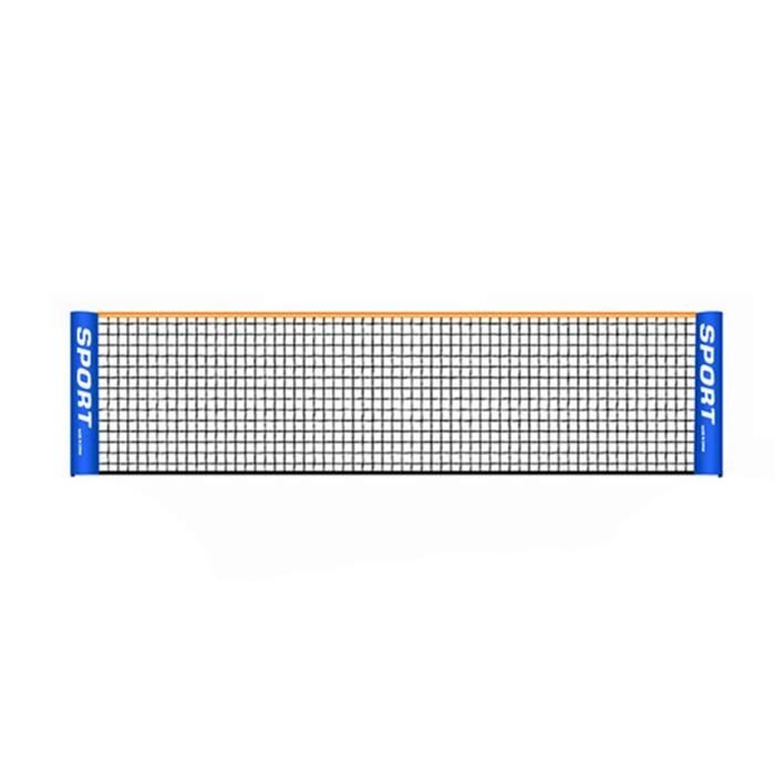 Filet De Tennis Portable Pliable Réglable Intérieur Extérieur - Badminton Volley Enfants Adultes