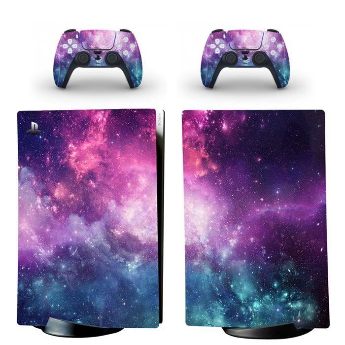 Galaxie de couleur,PS5 sticker Protection peau Dissipation thermique étanche Playstation 5 Digital Edition skin