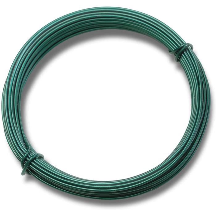 Fil Basa Design AURSTORE BASA Fil de Jardin Diamètre : 1,8 mm - 10 m- Revêtement en PVC ...