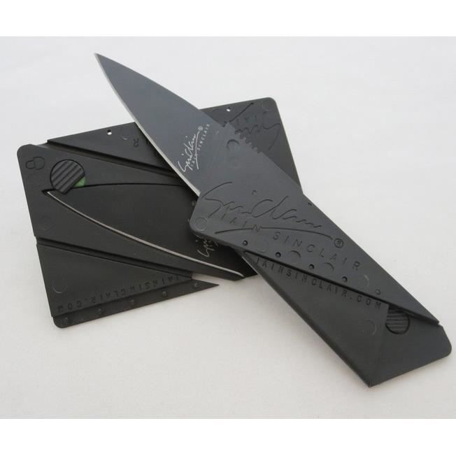 Carte New Credit couteau pliant lame Couteau de poche Mini Wallet Camping Outils de poche d