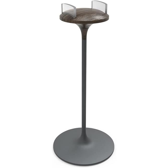 Support Pour Casque De Bureau - En Aluminium Et TPU - Universel - Noir - Design Stable Avec Base Adhésive