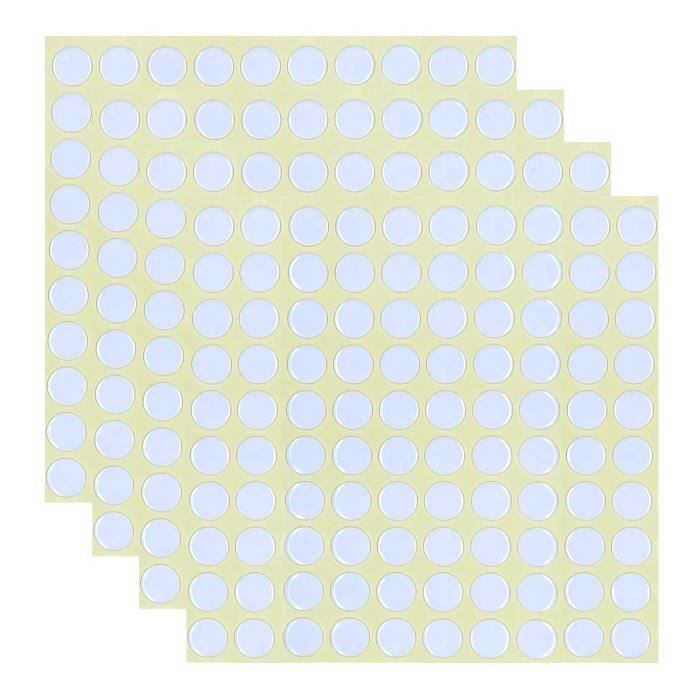 Scotch FIX02 - 64 Pastilles Double-Face Invisibles Ø11mm - Collage Permanent Pour Surfaces Verticales