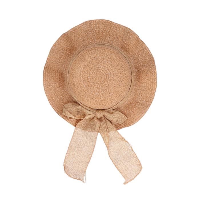 Chapeau De Plage Beige Taille Unique Femme - Style Et Protection Soleil, Marque 'Style'