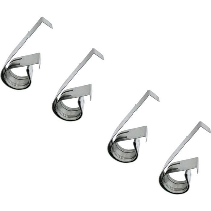 4X CLIP A RESSORT EASY POUR PLINTHE CUISINE EPAISSEUR 15MM A 22MM MEUBLE SOL SALLE DE BAIN VASQUE CAMAR