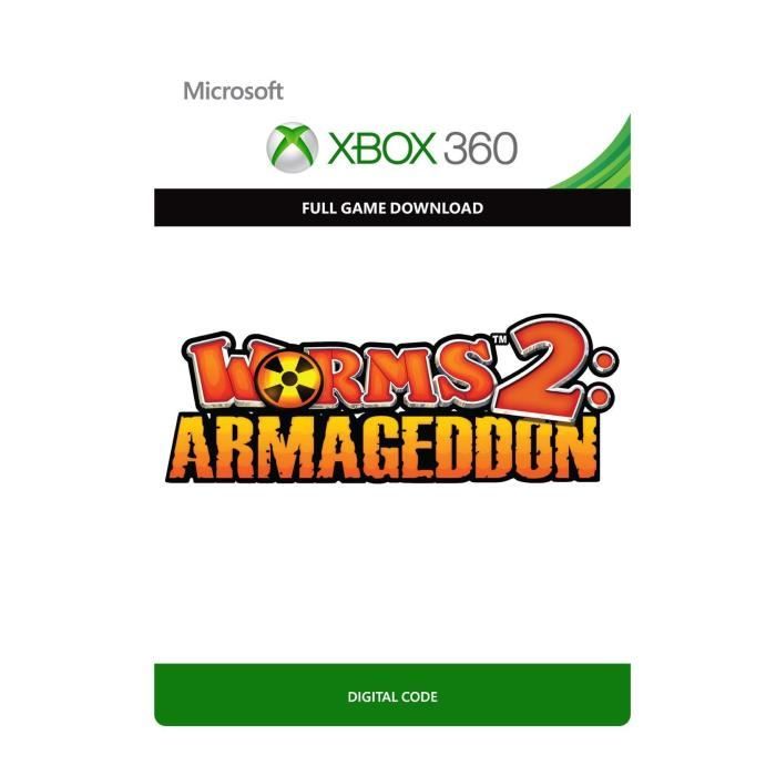 Worms 2 Armageddon Jeu Xbox 360 à télécharger Cdiscount Jeux vidéo