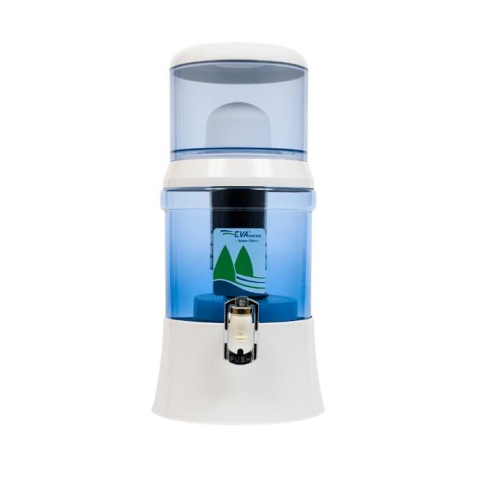 Fontaine a eau filtrante EVA bep - cuve en verre, 7 litres - avec système magnétique