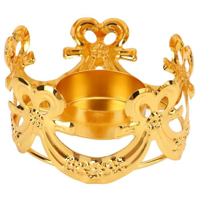 Bougeoir En Fer Doré Rétro - Porte-bougie Décoratif Pour Mariage, Noël, Décoration De Table, Bar Ou Maison