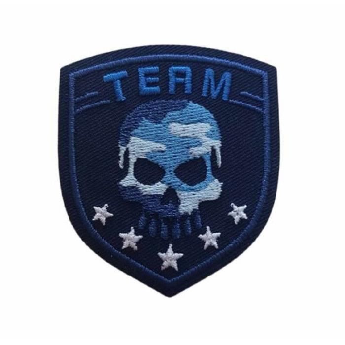 Écusson Thermocollant Avion De Chasse Noir - Patch à Repasser 3,2 X 4 Cm - Blason Militaire Facile à Poser