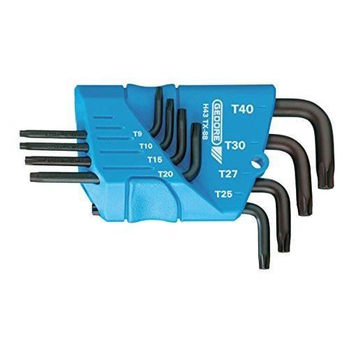 Jeu De 9 Clés Mâles Torx Coudées BRILLIANT TOOLS - Profil Sphérique Court - Acier Chrome Vanadium