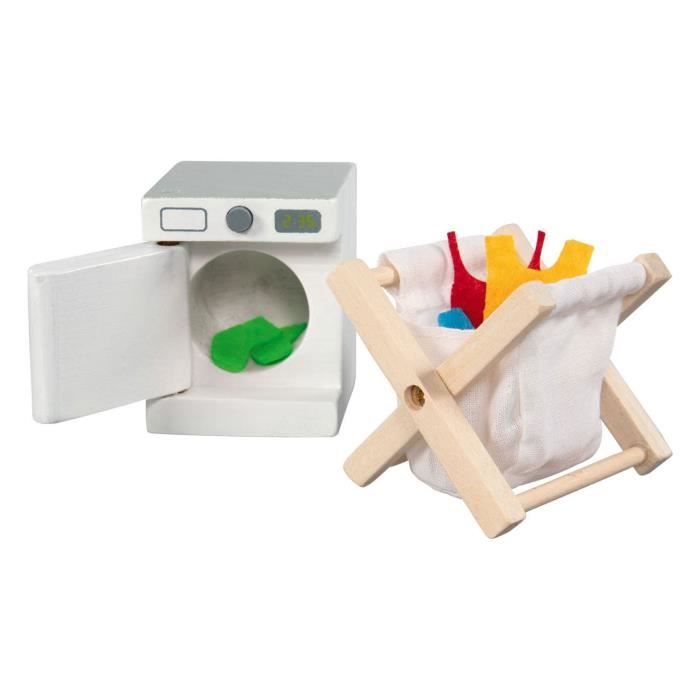 Mobilier miniature - GOKI - Goki - Ensemble buanderie maison