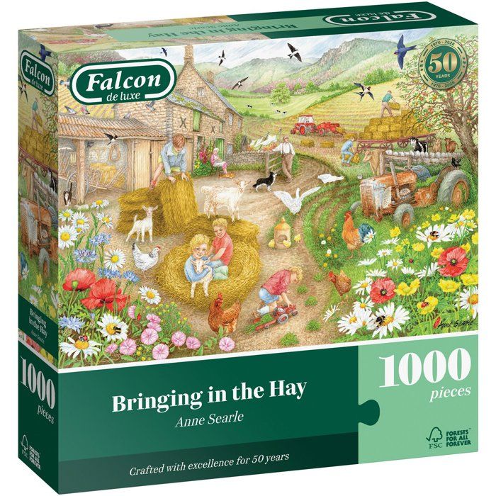 Falcon Puzzle Bringing In The Hay 1000 Pièces Jouet Éducatif