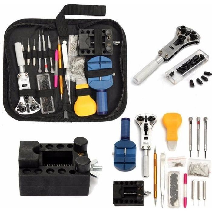 144PCS Kit Outils Accessoires Réparation de la Montre