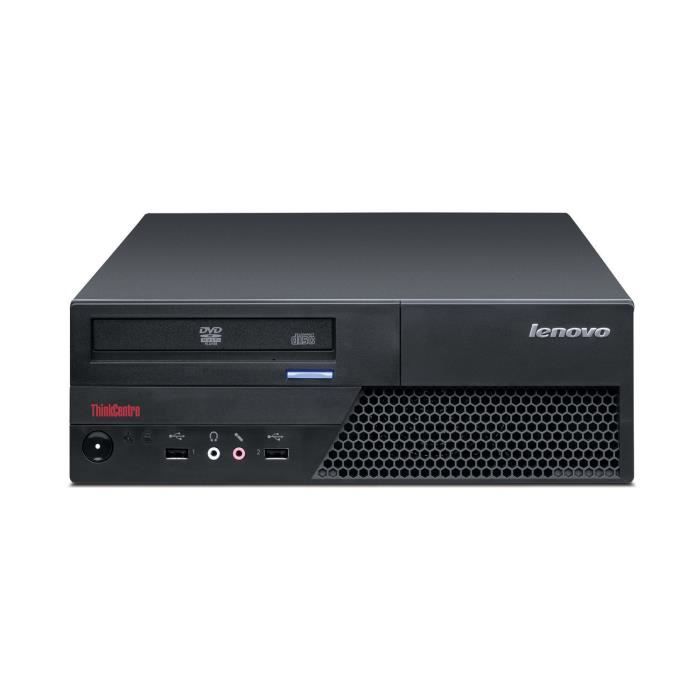 PC de bureau SFF - LENOVO - ThinkCentre M57 - AMD Sempron 2.0 GHz - 2 Go RAM - 80 Go HDD Reconditionné - Lenovo reconditionné disponible sur Cdiscount Seconde Vie