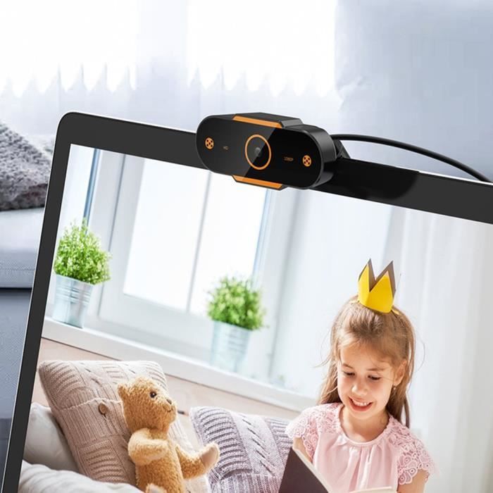 Caméra Usb Full HD 2K 1080P avec Microphone Usb cam pour ordinateur