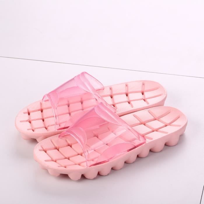 sandale laniere transparente