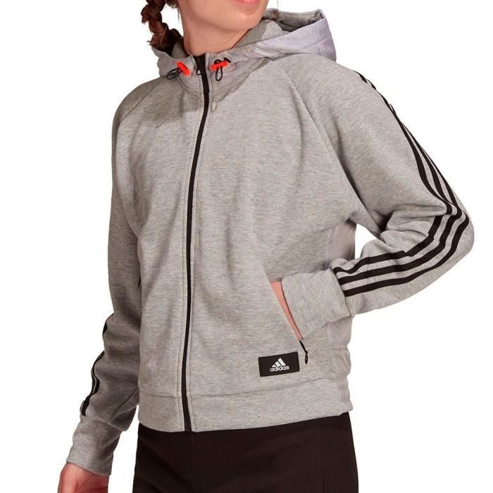 Veste grise top adidas femme
