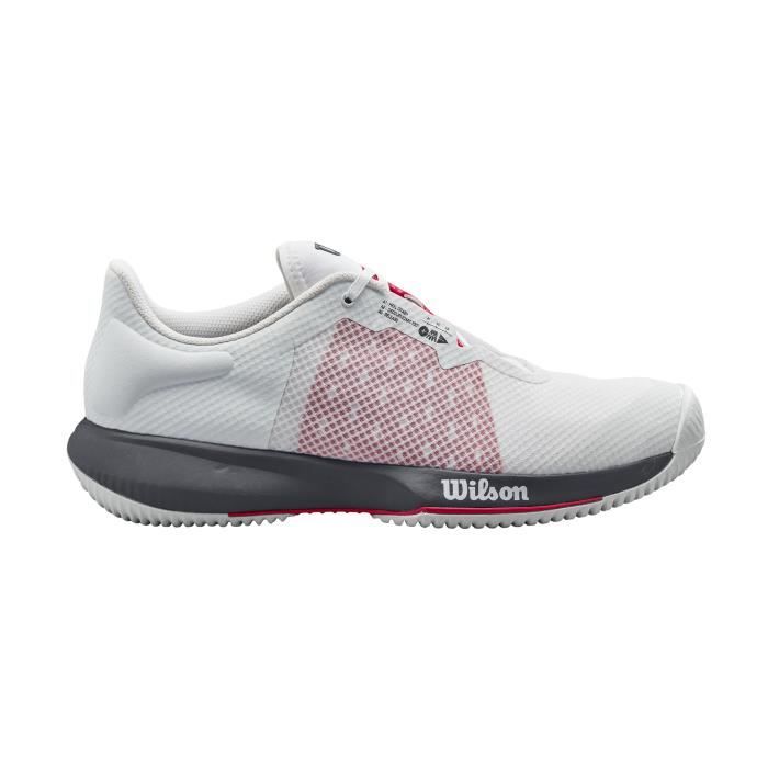 chaussures de tennis de tennis wilson kaos swift - white/red/ebony - 41