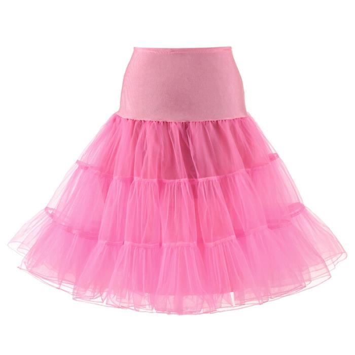 Jupon pour Robe Vintage Rose main image 1
