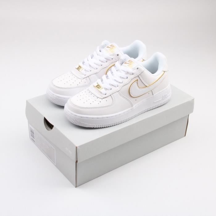 Nike air force 1 blanche et or - Cdiscount