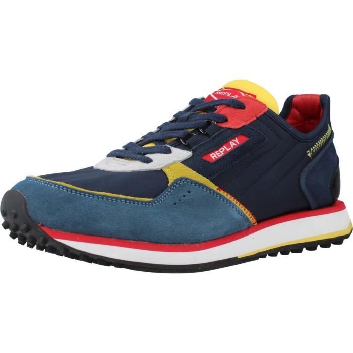 Replay Basket Homme - REPLAY - 128803 - Bleu - Lacets