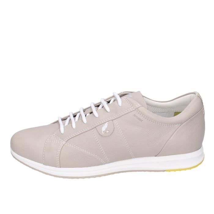 Baskets Geox Femme - Taille 40, Gris Clair, Cuir Suédé - Neuf Sans Emballage, Confort Et Style Assurés