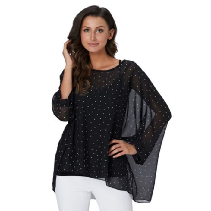 T-shirt manche chauve souris dans t-shirts pour femme