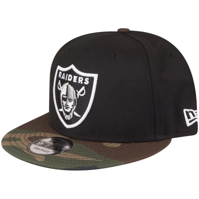 Casquette New Era 9FIFTY Snapback Las Vegas Raiders - Noire - Livraison Gratuite