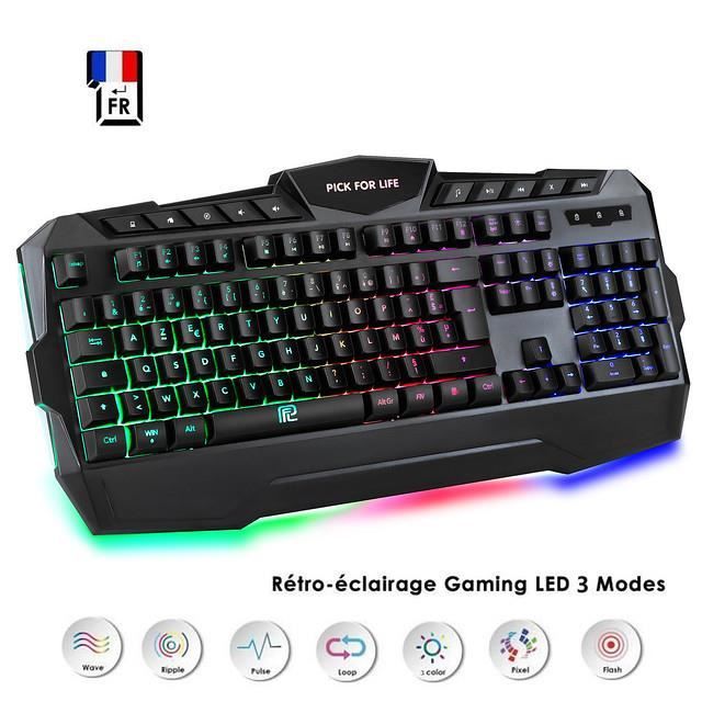 pictek clavier gamer mécanique
