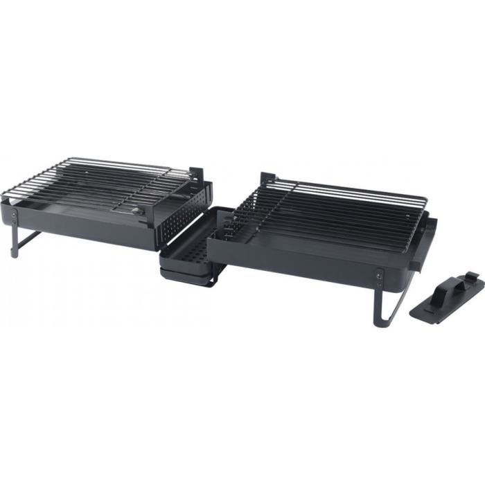 Plaque-Gril En Fonte Rosenstein & Söhne 38x23 Cm - Double Face Gril/Plancha - Pour Four Et Barbecue