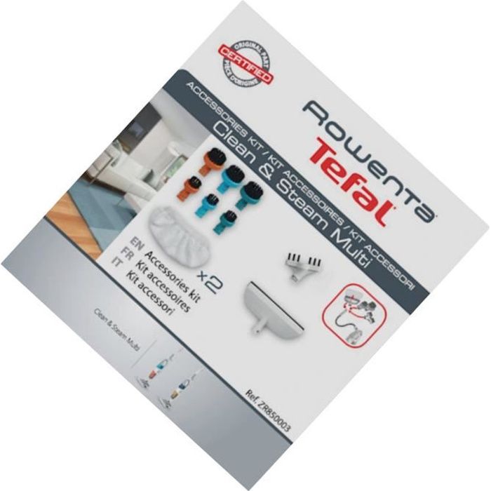 Kit accessoires pour Clean & Steam Multi Rowenta - Nettoyeur vapeur - ROWENTA (52828)