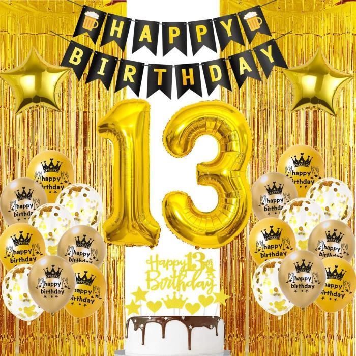 Rideau Frange Paillette 3 Pièces 1x3m - Décoration Festive Jaune Doré Pour Anniversaire Et Mariage