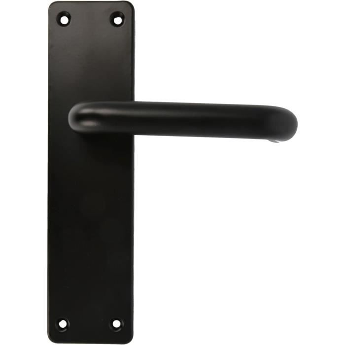 Newliplace Ensemble De Serrures à Mortaise Pour Porte Intérieure, Boutons De Porte Vintage Avec Serrure Et Clé Squelette, Poignées De Porte Antiques, Finition Bronze Huilé