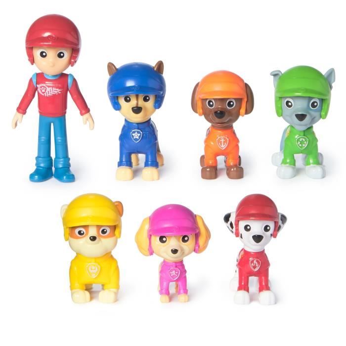 Paw Patrol Pat Patrouille Coffret Cadeau 7 Figurines Rescue Wheels Figurine À Collectionner Thème Tout Terrain Pat Patrouille Jouet Cadeau Enfant Et + Jouet Enfant Et + - vue 10