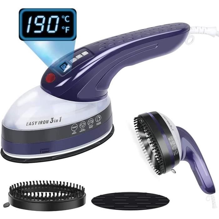 Fer à Vapeur Portable 1800W – 400 Ml, 30 G/min – Chauffage Rapide 20s – Idéal Voyage Et Repassage Vertical