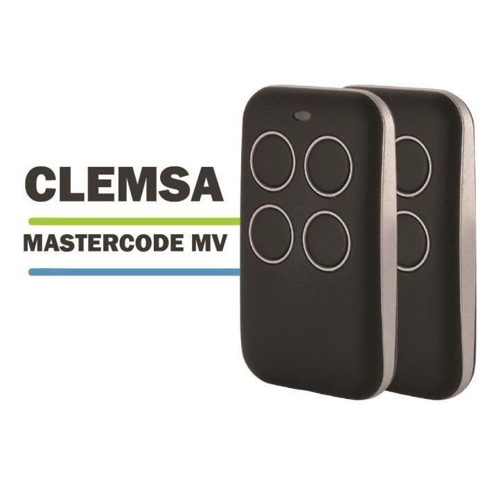 Télécommande Pour portail de garage CLEMSA MASTERCODE MV 2 pièces ...