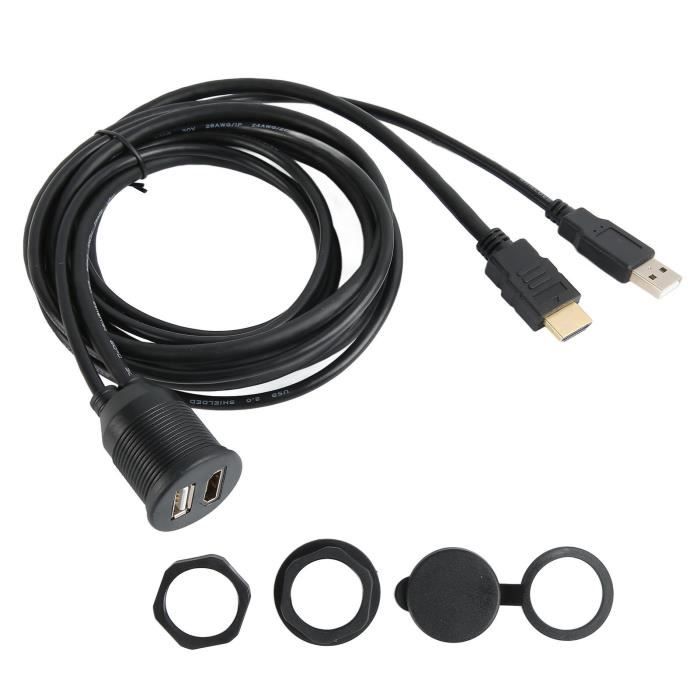 Câble D'extension USB 3.0 Encastré Pour Panneau Avant PC - Neuf, Générique, Montage Facile