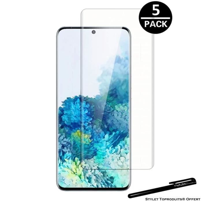 Film de protection Verre trempé Recourbé Galaxy S20 Ultra / Galaxy S20 Ultra 5G Transparent main image 0