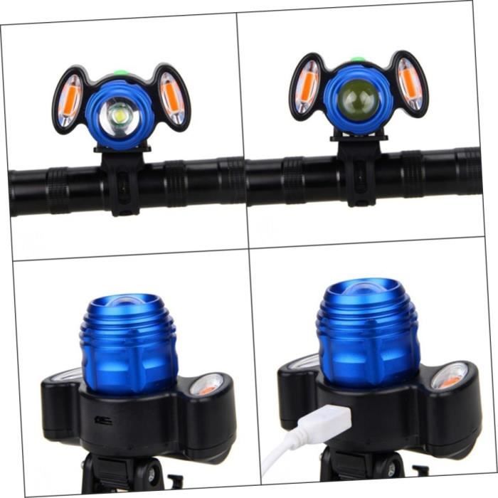 Lampe de vélo en forme de cœur,éclairage étanche en silicone à