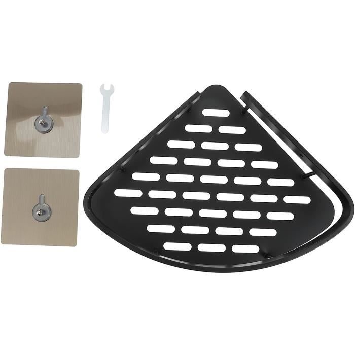 Étagère De Douche Angulaire En Aluminium Relaxdays - 2 Niveaux, Rangement Salle De Bain