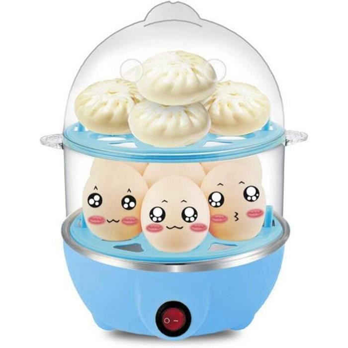 Cuiseur à œufs Vapeur électrique - Mini Chaudière Pour œufs Durs, Mollets Ou Pochés, Rapide Et Sans Huile