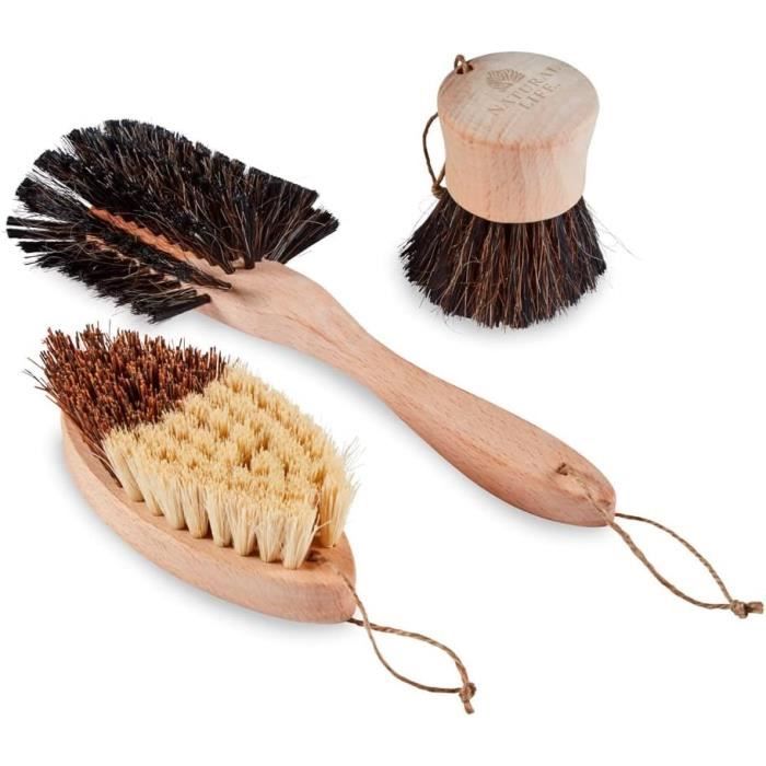 Ustensile De Cuisine Fackelmann Brosse à Légumes En Bois Wood Edition