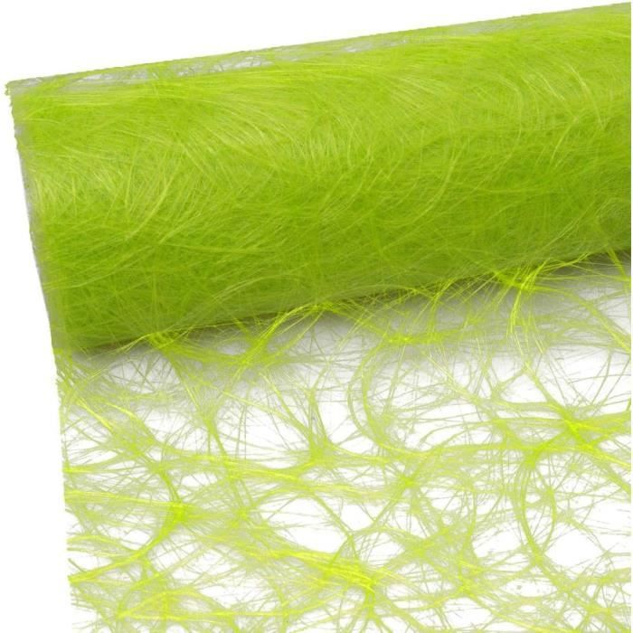 Ruban de table en sizoflor– Rouleau de 25 mètres 100 Cœurs de décoration gratuits, Polyester, Eisblau, 30cm Breite : Deko AS GmbH