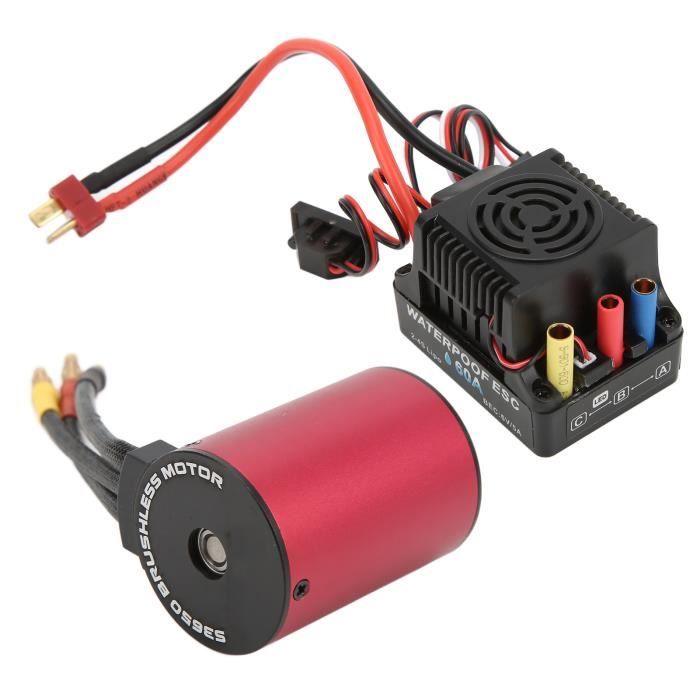 Harilla Brushless Motor S3650 Mit 60A ESC - 4300kV Für 1/10 RC Fahrzeuge
