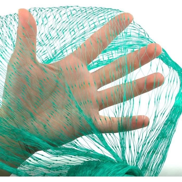 Filet Anti-Oiseaux,Filet De Jardin Vert 4x12m, Filet De Protection Pour Filet De Plantes, Protège Plantes, Fruits,Fleurs Et Légumes