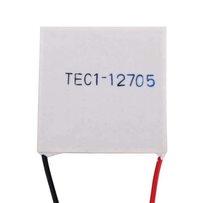 Module Peltier TEC1-12703 HALJIA Radiateur Thermoélectrique Refroidisseur 12V 27W