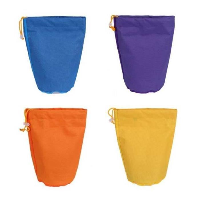 Sacs D'Extraction à Bulles 5 Gallons - Kit De 4 Sacs Filtrants Différents Microns (25, 73, 160) Pour Extraits Végétaux