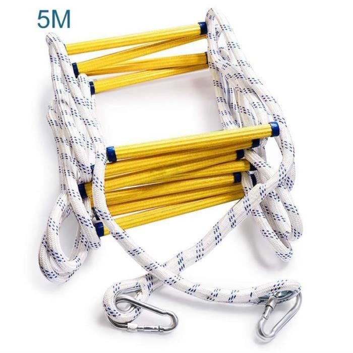 Échelle D'évacuation Incendie X-IT 2 étages – 13 Pieds – Portable Et Antidérapante