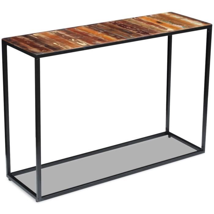 Plank+Beam Table Console En Bois Massif, 142 Cm, Table De Canapé Plank+Beam Table Console En Bois Massif, 142 Cm, Table De Canapé