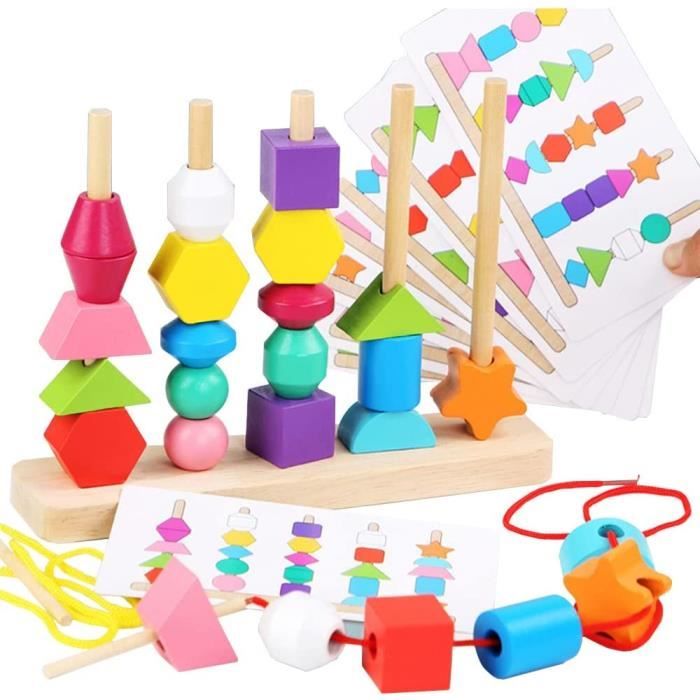 Puzzles Multicolores En Bois Pour Enfants Isolés Sur Fond Blanc Puzzles Lumineux Forme Geometrie Jeux Educatifs Pour Enfants Montessori Developpement Motricite Fine Logique 31072897